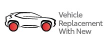 Applicable for brand new vehicles insured at the official selling price which are rendered total loss or are stolen within the first 36 months of registration*. The Insured may be offered the replacement of the vehicle with a new of the same model / type or be offered monetary compensation (available only for Comprehensive Superior Web plans).