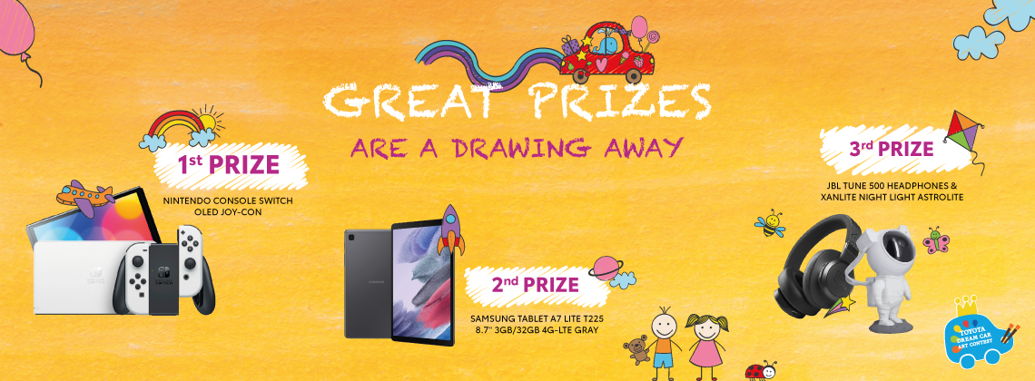 Prizes of the drawing contest